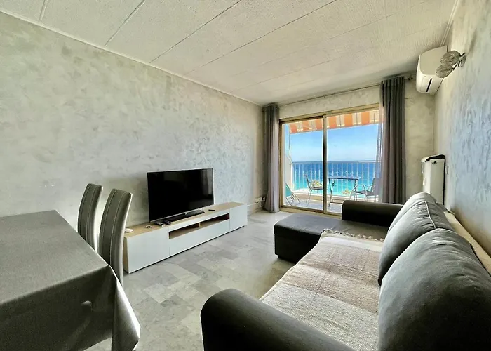 شقة Spacious 2p Terrace With Sea View نيس
